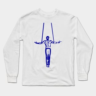 Aerialist Performer Circus Straps Long Sleeve T-Shirt